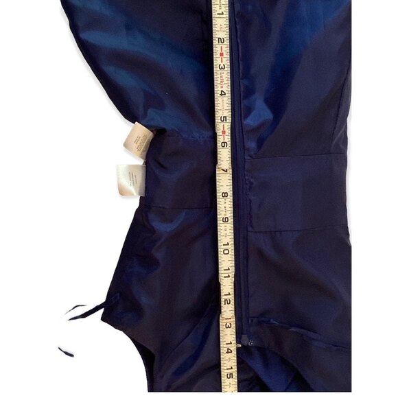 Evan Picone Royal Blue Ruffle Neck Bow Accent Sheath Dress Size 8 - Picture 10 of 12